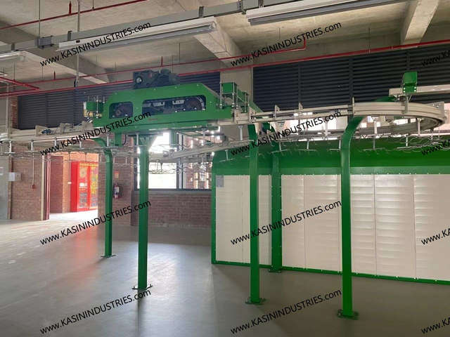 ETC-5000 Sistem de transport pe șenile închise cu piese de transport pentru acoperirea cu pulbere pentru lift